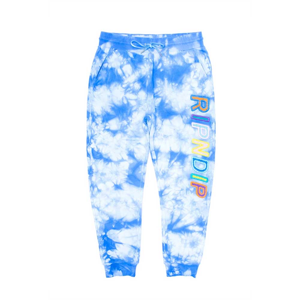 RIPNDIP Prisma Sweatpants Blue Lightning Wash | Studio Longboard